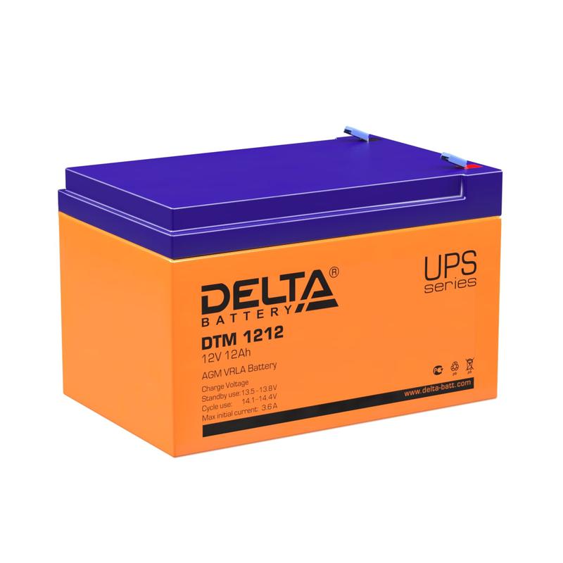 Аккумулятор UPS 12В 12А.ч Delta DTM 1212