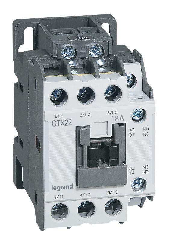 Контактор Legrand CTX-3 3P 18А 1НО 1HЗ ~110В 416104